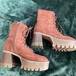 Brown Platform Boots